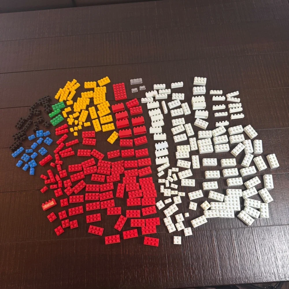 Vintage MC Master Construction Building Bricks Lot 1960s–70s LEGO Compatible 1lb